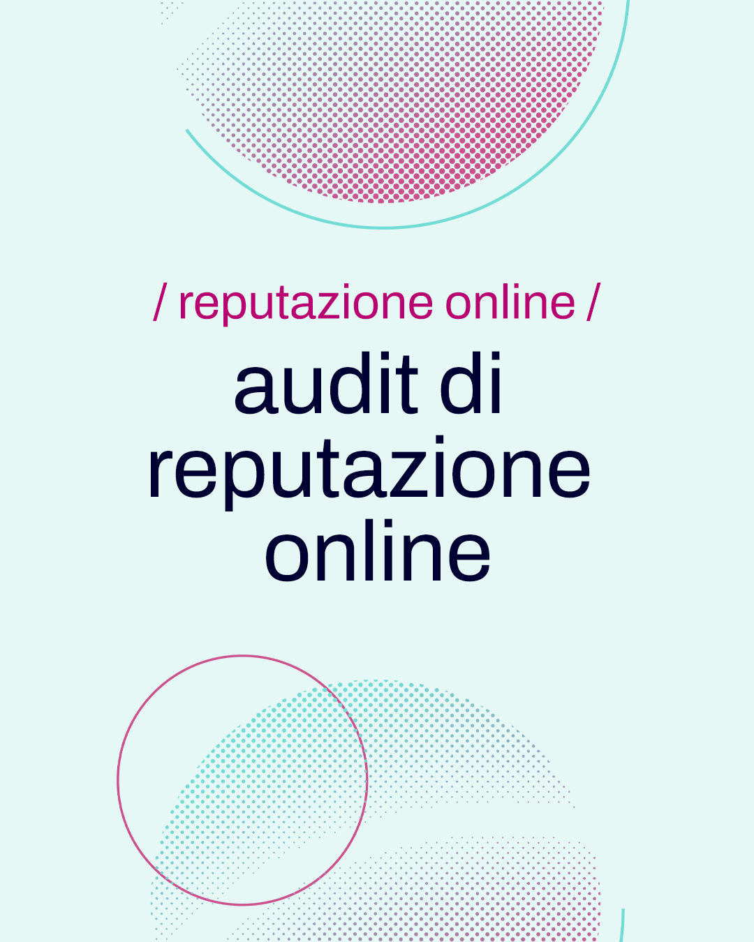 Richiesta di audit di reputazione online